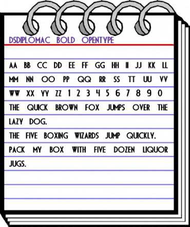 DS DiplomaC Bold animated font preview DS DiplomaC Bold animated font preview