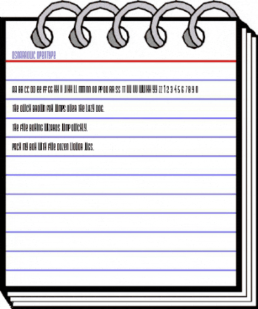 DS NarrowC Regular animated font preview DS NarrowC Regular animated font preview