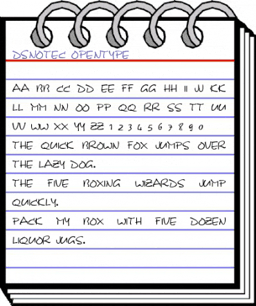 DS NoteC Regular animated font preview DS NoteC Regular animated font preview