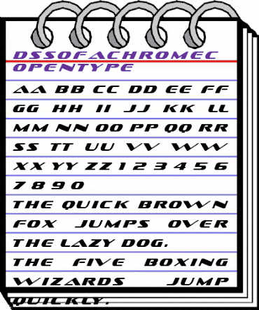 DS SofachromeC Regular animated font preview DS SofachromeC Regular animated font preview