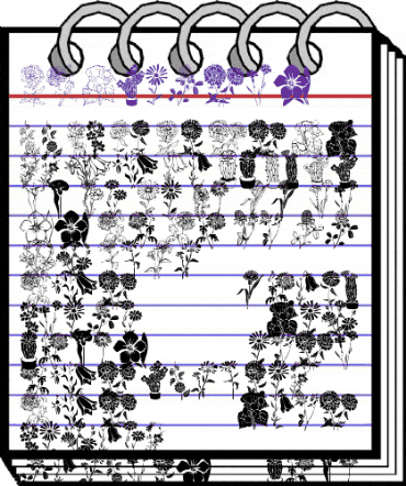 DT Flowers 1 Regular animated font preview DT Flowers 1 Regular animated font preview