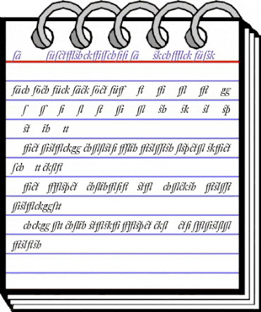 DTL Fleischmann Regular animated font preview