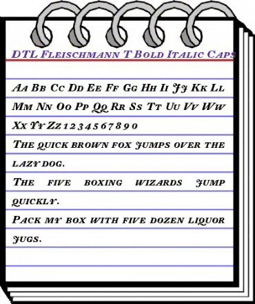 DTL Fleischmann Regular animated font preview DTL Fleischmann Regular animated font preview