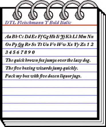 DTL Fleischmann Regular animated font preview DTL Fleischmann Regular animated font preview
