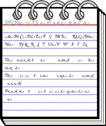 DTL Elzevir T Swash Italic animated font preview DTL Elzevir T Swash Italic animated font preview