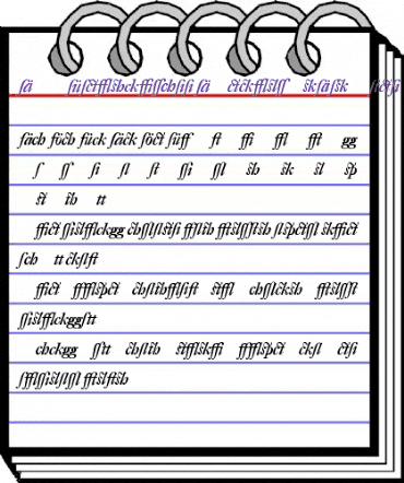 DTL Fleischmann D Medium Italic Alt animated font preview DTL Fleischmann D Medium Italic Alt animated font preview