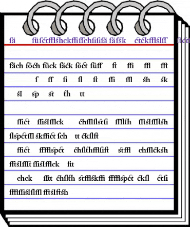 DTL Fleischmann D Alt Medium animated font preview DTL Fleischmann D Alt Medium animated font preview
