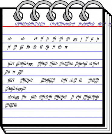 DTLFleischmannDAlternate Italic animated font preview DTLFleischmannDAlternate Italic animated font preview