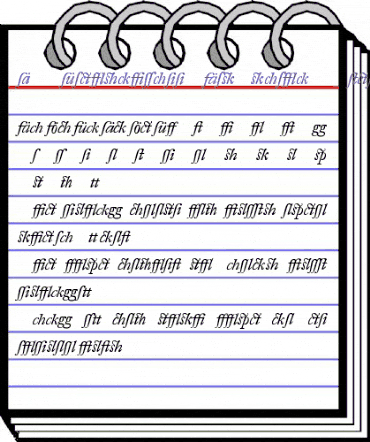 DTL Fleischmann T Alt Italic animated font preview