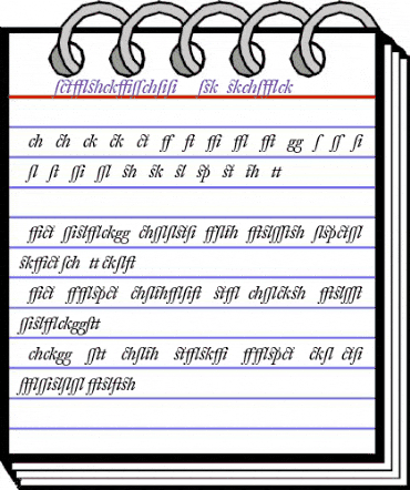 DTLFleischmannT Italic animated font preview DTLFleischmannT Italic animated font preview