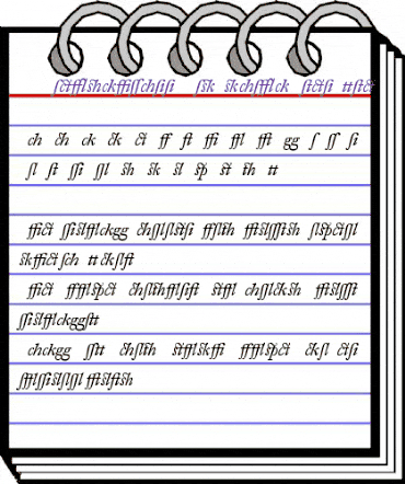 DTLFleischmannT AltItalic animated font preview DTLFleischmannT AltItalic animated font preview