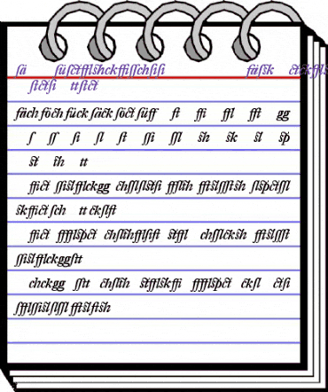 DTL Fleischmann T Alt Medium Italic animated font preview