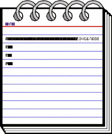 duduteta13 Regular animated font preview duduteta13 Regular animated font preview