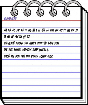 Dumbnerd Regular animated font preview