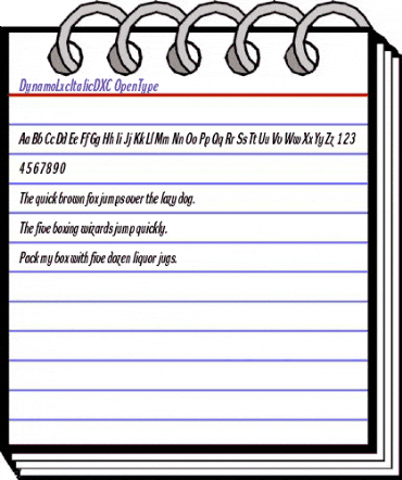 Dynamo LXC Regular animated font preview Dynamo LXC Regular animated font preview