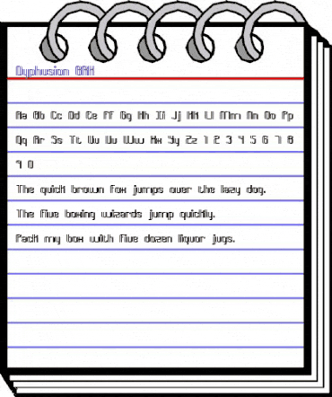 Dyphusion BRK Normal animated font preview Dyphusion BRK Normal animated font preview