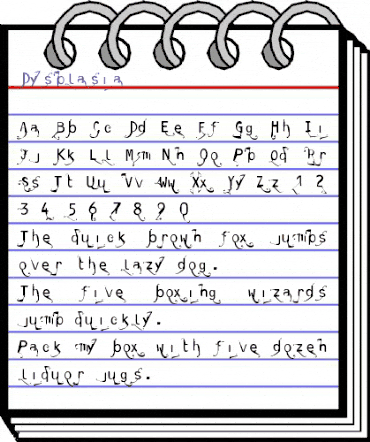 Dysplasia Medium animated font preview Dysplasia Medium animated font preview