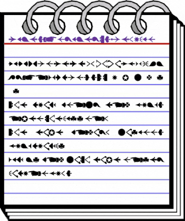 Eames Ornaments Regular animated font preview Eames Ornaments Regular animated font preview