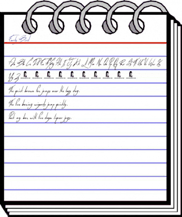 Early Bird Regular animated font preview Early Bird Regular animated font preview