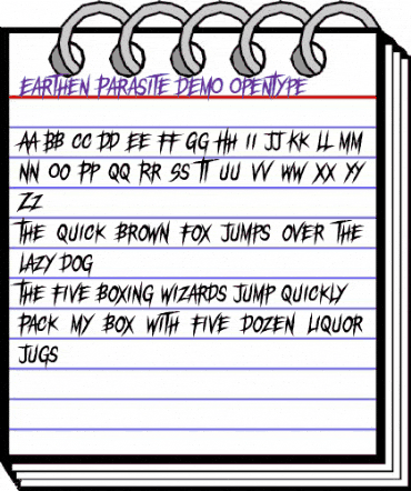Earthen Parasite DEMO Regular animated font preview Earthen Parasite DEMO Regular animated font preview
