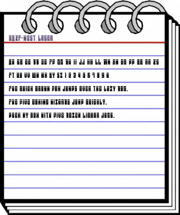 EAST-west Laser Regular animated font preview EAST-west Laser Regular animated font preview