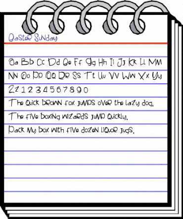 Easter Sunday Regular animated font preview Easter Sunday Regular animated font preview