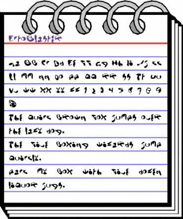 EctoBlaster Normal animated font preview EctoBlaster Normal animated font preview
