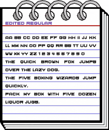 Edited Regular animated font preview Edited Regular animated font preview
