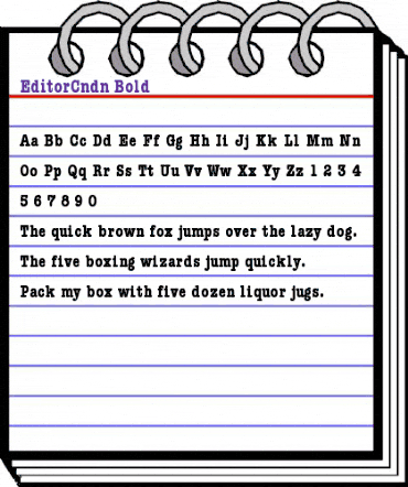 EditorCndn Bold animated font preview EditorCndn Bold animated font preview