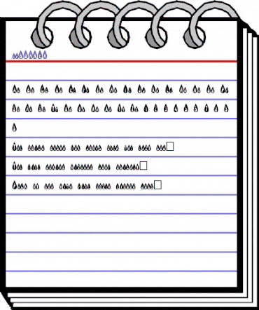 efBURNER Regular animated font preview