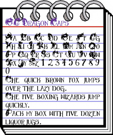 Elementary Gothic Regular animated font preview Elementary Gothic Regular animated font preview