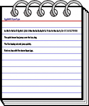 EggItAOE Regular animated font preview EggItAOE Regular animated font preview