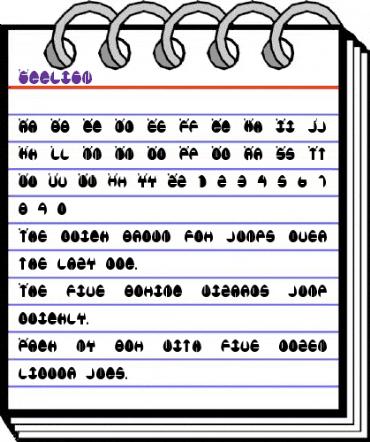 Egglien Regular animated font preview Egglien Regular animated font preview