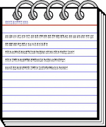 Eggy Bunny Ear Regular animated font preview