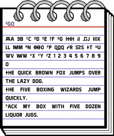 Ego Regular animated font preview Ego Regular animated font preview