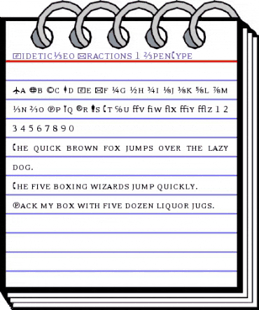 EideticNeo Fractions animated font preview EideticNeo Fractions animated font preview