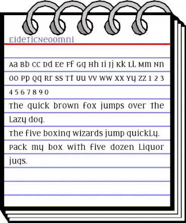 EideticNeoOmni Regular animated font preview EideticNeoOmni Regular animated font preview
