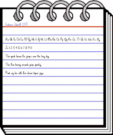 Einhorn Schrift Regular animated font preview Einhorn Schrift Regular animated font preview