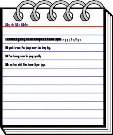 Ektarulo Black Regular animated font preview Ektarulo Black Regular animated font preview