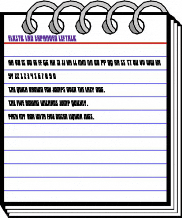 Elastic Lad Expanded Leftalic Regular animated font preview Elastic Lad Expanded Leftalic Regular animated font preview