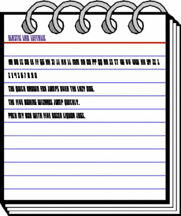 Elastic Lad Leftalic Regular animated font preview Elastic Lad Leftalic Regular animated font preview