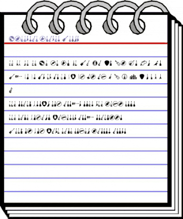 Electric Guitar Icons Regular animated font preview