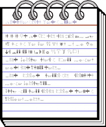 Electronics Regular animated font preview