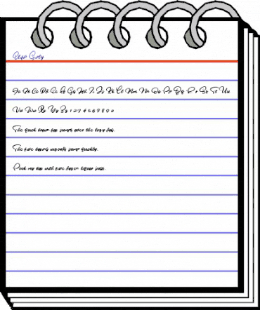 Elifia Girly Regular animated font preview