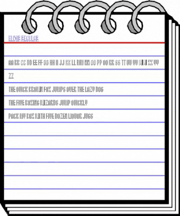 Elixir Regular animated font preview Elixir Regular animated font preview