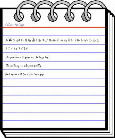 Ellanor Regular animated font preview Ellanor Regular animated font preview