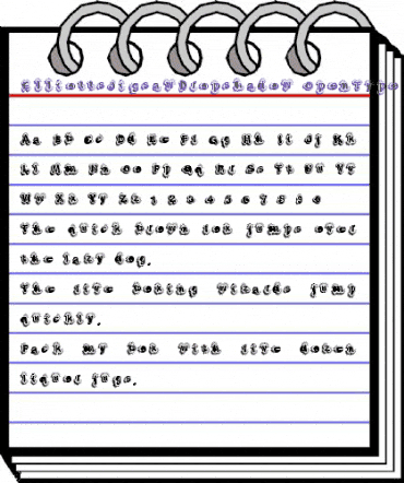 ElliottsJigsawDropshadow Regular animated font preview