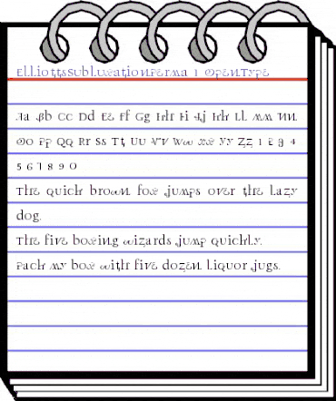 ElliottsSubluxationPerma Regular animated font preview ElliottsSubluxationPerma Regular animated font preview