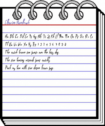 Ellpacino Handbrush Regular animated font preview