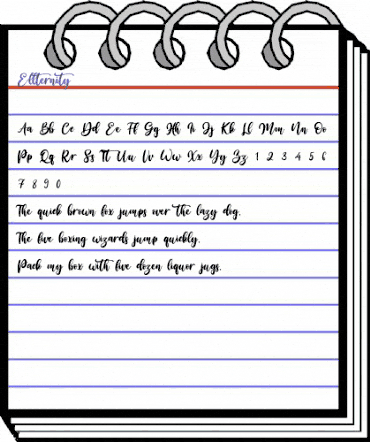 Ellternity Regular animated font preview Ellternity Regular animated font preview